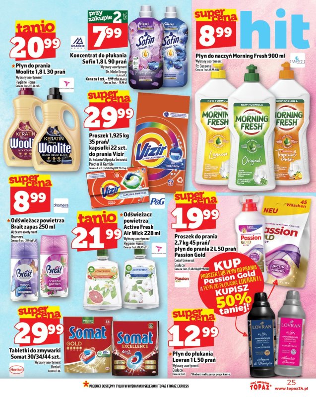 TOPAZ - gazetka promocyjna Gazetka od czwartku 17.07 do środy 23.07 - strona 25
