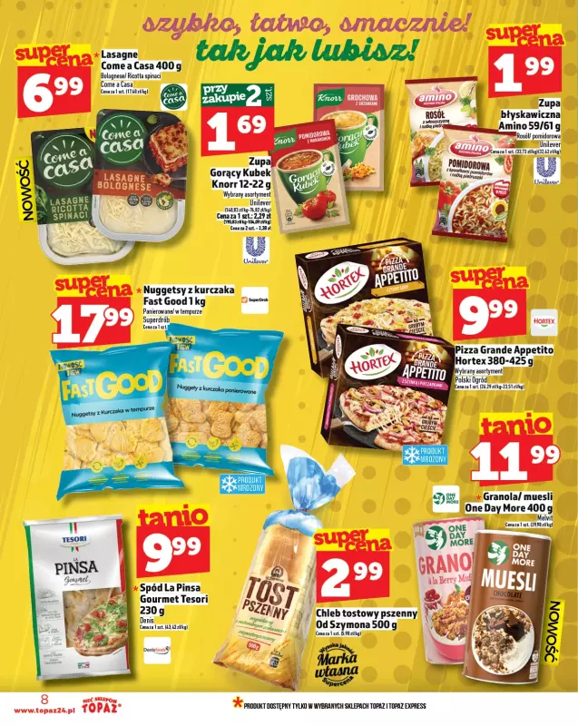 TOPAZ - gazetka promocyjna Gazetka od czwartku 17.07 do środy 23.07 - strona 8