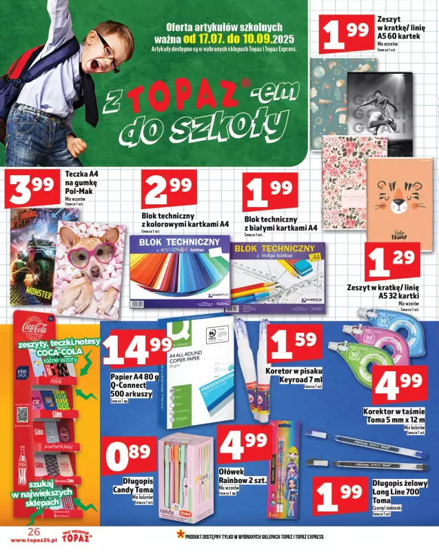 TOPAZ - gazetka promocyjna Gazetka od czwartku 17.07 do środy 23.07 - strona 26