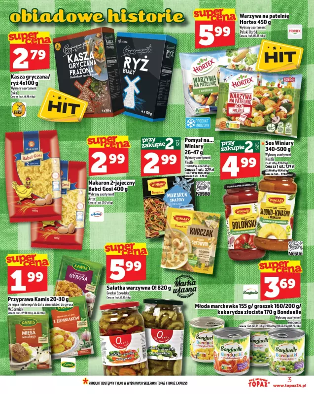 TOPAZ - gazetka promocyjna Gazetka od czwartku 17.07 do środy 23.07 - strona 3