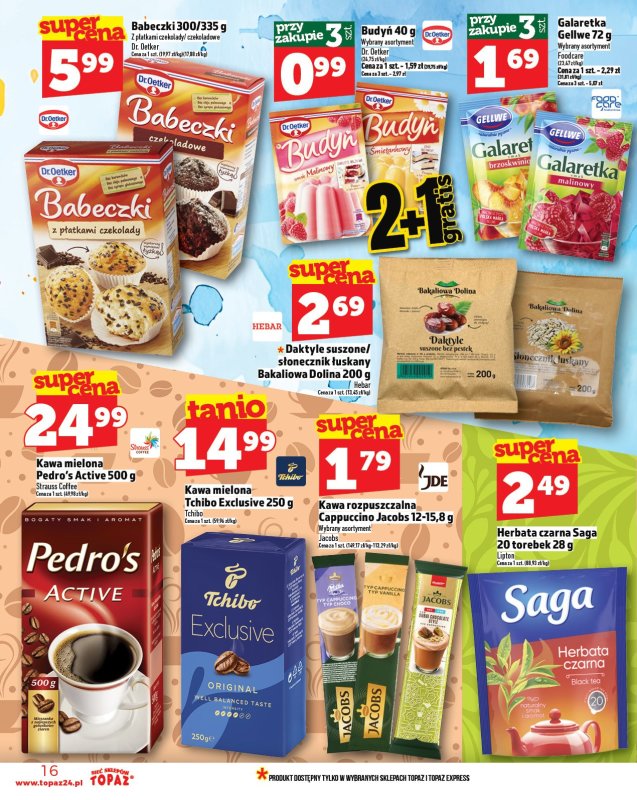 TOPAZ - gazetka promocyjna Gazetka od czwartku 17.07 do środy 23.07 - strona 16