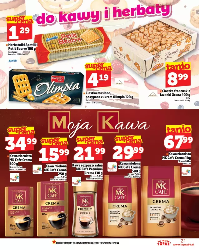 TOPAZ - gazetka promocyjna Gazetka od czwartku 24.07 do środy 30.07 - strona 21