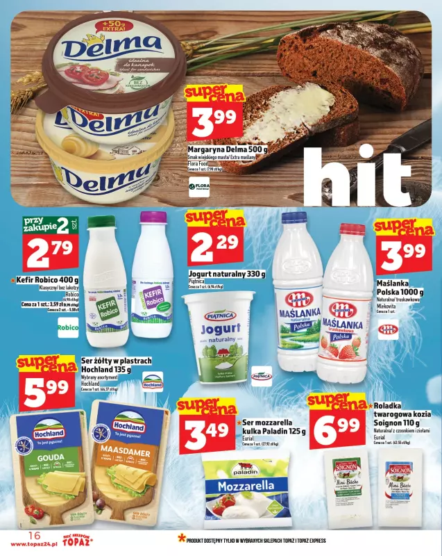 TOPAZ - gazetka promocyjna Gazetka od czwartku 31.07 do środy 06.08 - strona 16