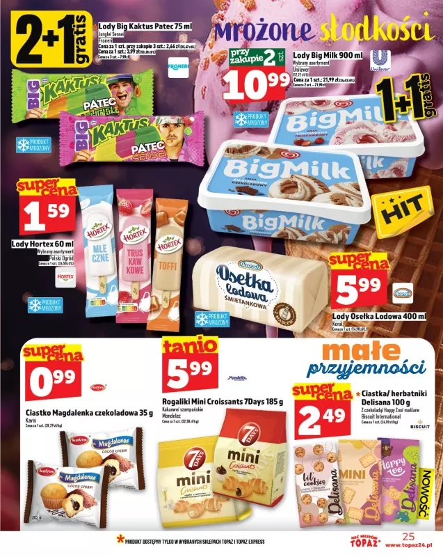 TOPAZ - gazetka promocyjna Gazetka od czwartku 31.07 do środy 06.08 - strona 25