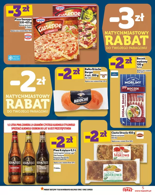 TOPAZ - gazetka promocyjna Gazetka od czwartku 31.07 do środy 06.08 - strona 5