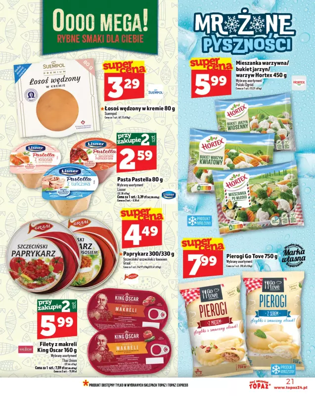 TOPAZ - gazetka promocyjna Gazetka od czwartku 31.07 do środy 06.08 - strona 21