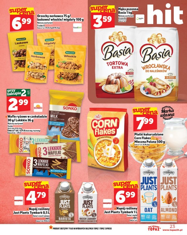 TOPAZ - gazetka promocyjna Gazetka od czwartku 31.07 do środy 06.08 - strona 23