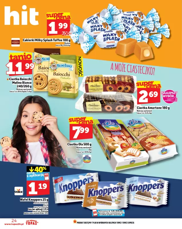 TOPAZ - gazetka promocyjna Gazetka od czwartku 14.08 do środy 20.08 - strona 24