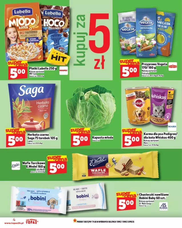 TOPAZ - gazetka promocyjna Gazetka od czwartku 14.08 do środy 20.08 - strona 4