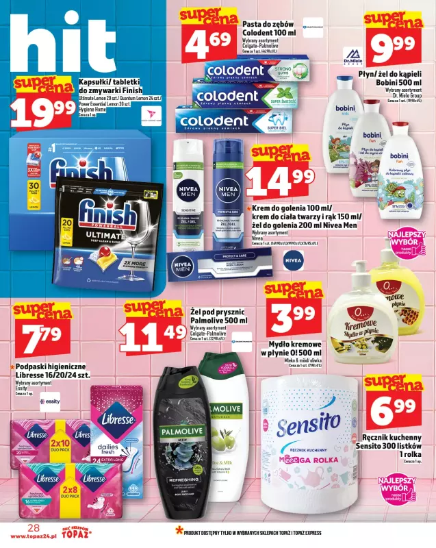 TOPAZ - gazetka promocyjna Gazetka od czwartku 14.08 do środy 20.08 - strona 28