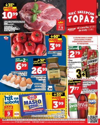 TOPAZ - gazetka promocyjna Gazetka od czwartku 07.08 do środy 13.08