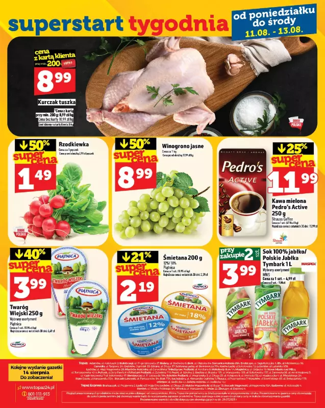TOPAZ - gazetka promocyjna Gazetka od czwartku 07.08 do środy 13.08 - strona 28