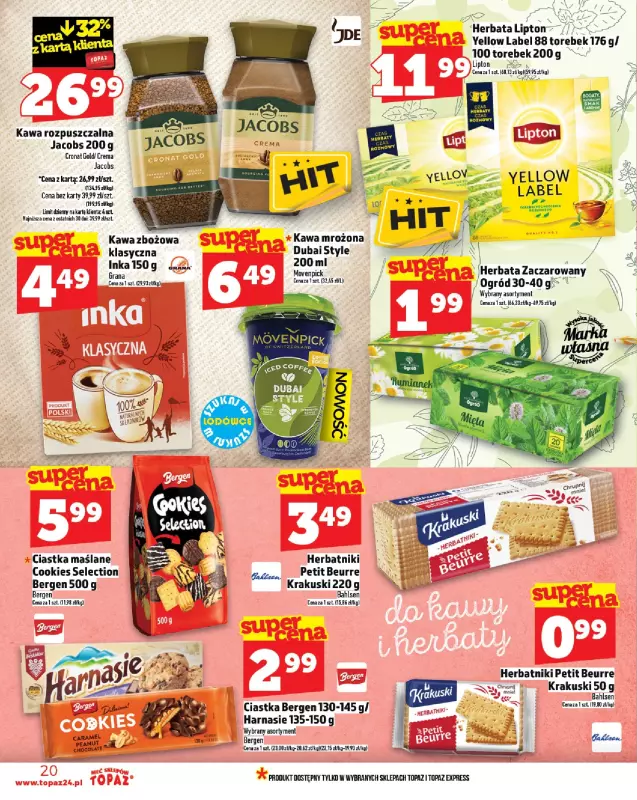TOPAZ - gazetka promocyjna Gazetka od czwartku 07.08 do środy 13.08 - strona 20