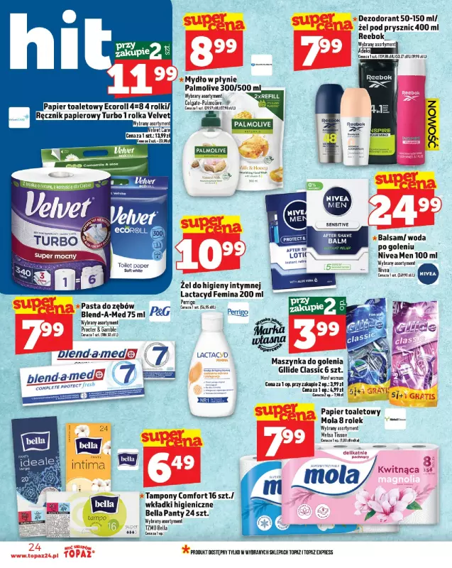 TOPAZ - gazetka promocyjna Gazetka od czwartku 07.08 do środy 13.08 - strona 24