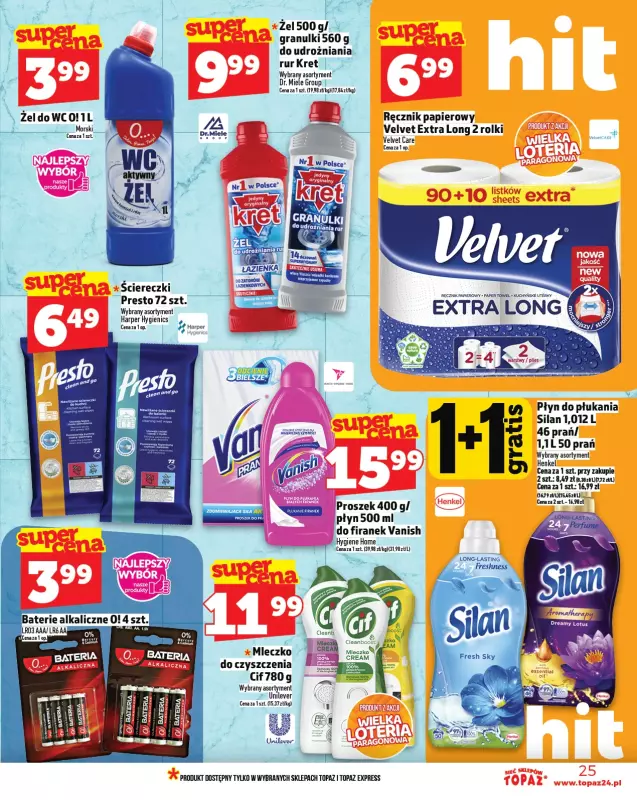 TOPAZ - gazetka promocyjna Gazetka od czwartku 21.08 do środy 27.08 - strona 25
