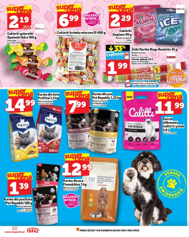 TOPAZ - gazetka promocyjna Gazetka od czwartku 21.08 do środy 27.08 - strona 20