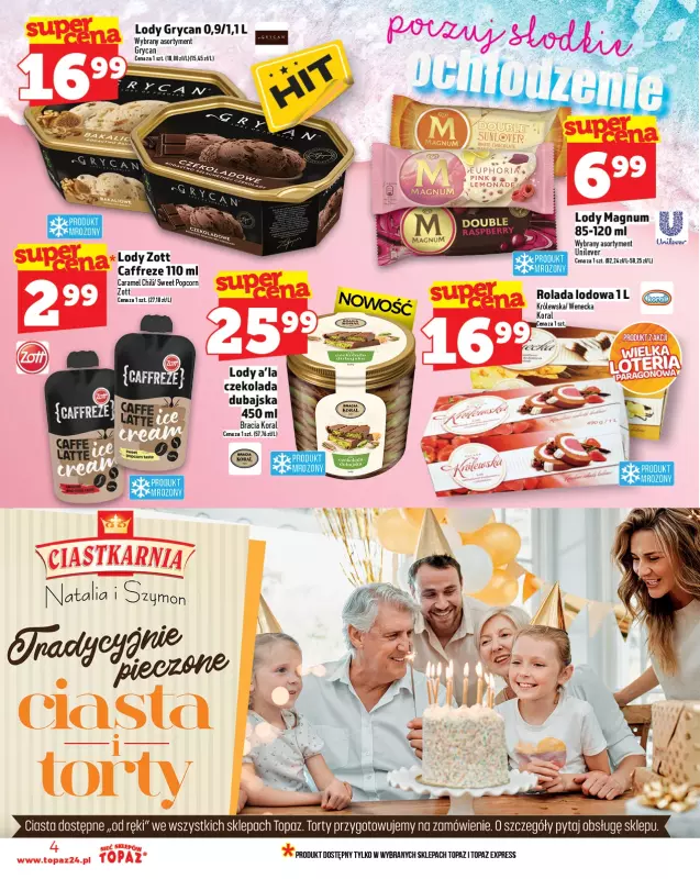 TOPAZ - gazetka promocyjna Gazetka od czwartku 21.08 do środy 27.08 - strona 4
