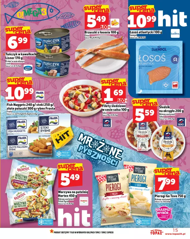 TOPAZ - gazetka promocyjna Gazetka od czwartku 28.08 do środy 03.09 - strona 15