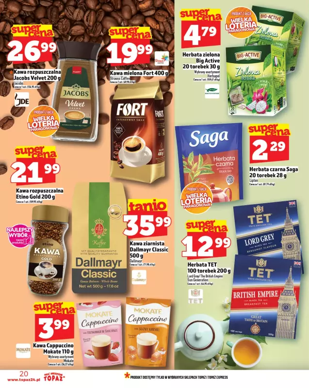 TOPAZ - gazetka promocyjna Gazetka od czwartku 28.08 do środy 03.09 - strona 20