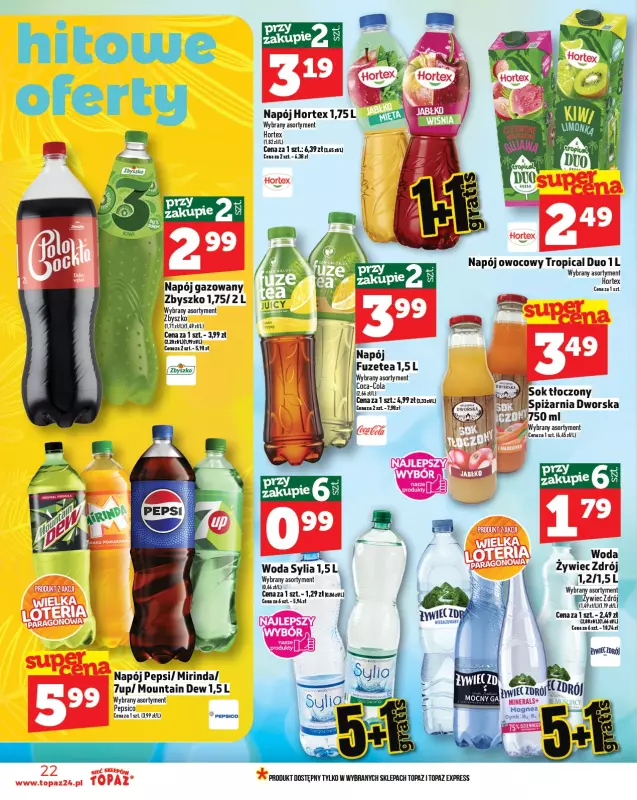 TOPAZ - gazetka promocyjna Gazetka od czwartku 28.08 do środy 03.09 - strona 22