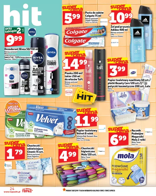 TOPAZ - gazetka promocyjna Gazetka od czwartku 28.08 do środy 03.09 - strona 24