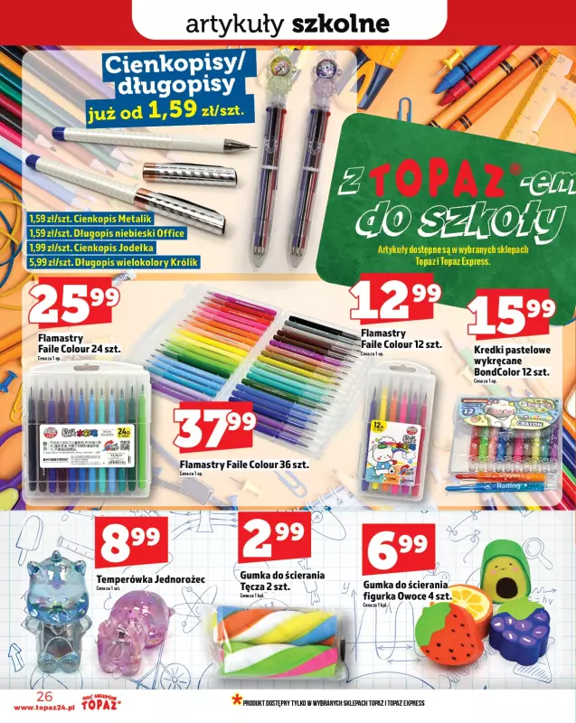 TOPAZ - gazetka promocyjna Gazetka od czwartku 28.08 do środy 03.09 - strona 26