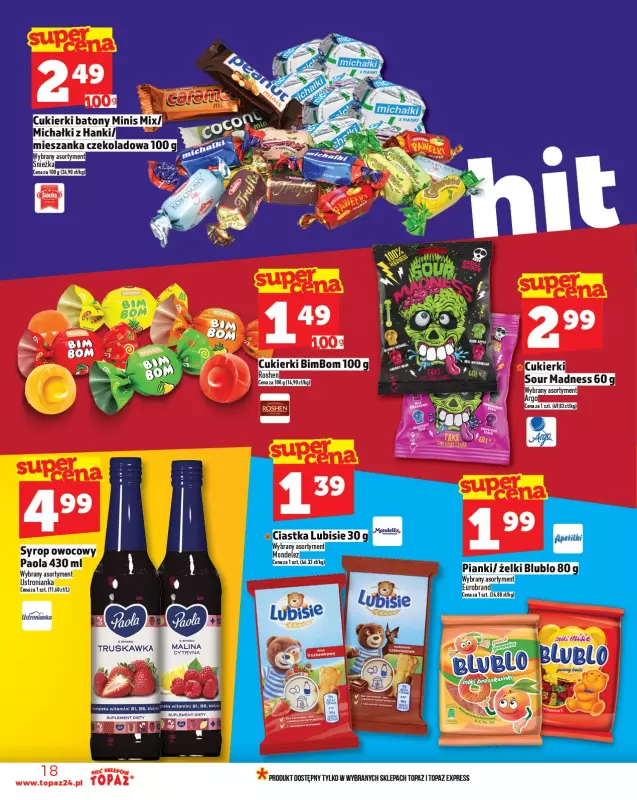 TOPAZ - gazetka promocyjna Gazetka od czwartku 28.08 do środy 03.09 - strona 18