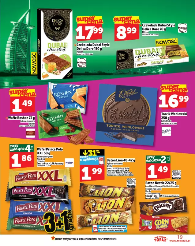TOPAZ - gazetka promocyjna Gazetka od czwartku 28.08 do środy 03.09 - strona 19