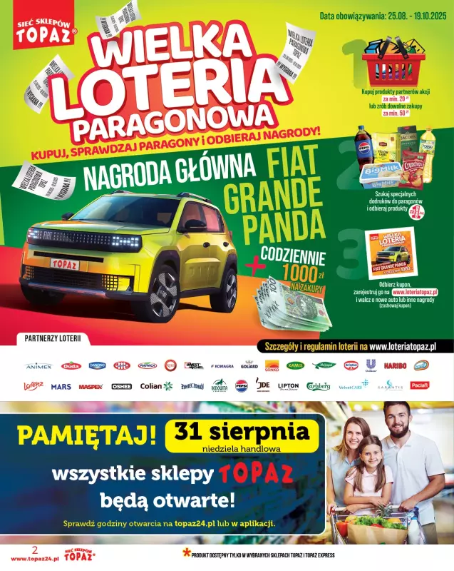 TOPAZ - gazetka promocyjna Gazetka od czwartku 28.08 do środy 03.09 - strona 2