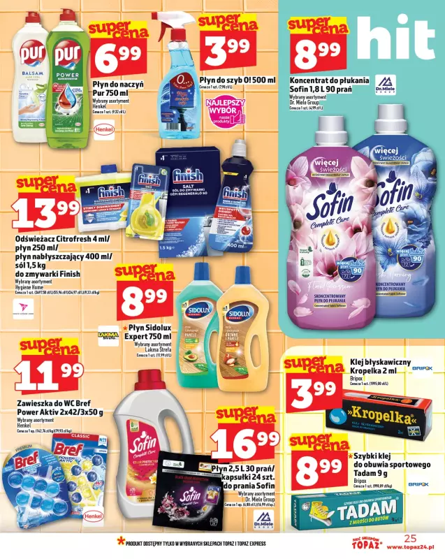 TOPAZ - gazetka promocyjna Gazetka od czwartku 28.08 do środy 03.09 - strona 25