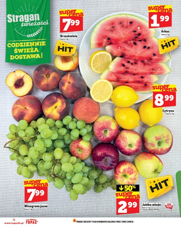 TOPAZ - gazetka promocyjna Gazetka od czwartku 04.09 do środy 10.09 - strona 4