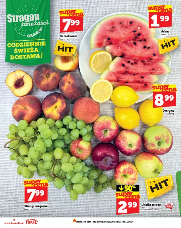 TOPAZ - gazetka promocyjna Gazetka od czwartku 04.09 do środy 10.09 - strona 4