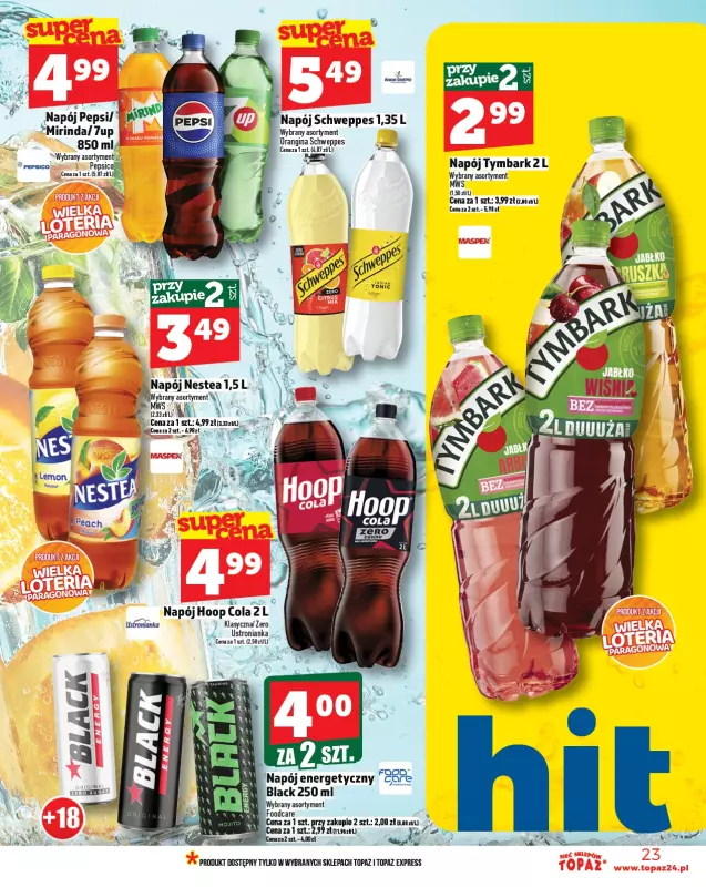 TOPAZ - gazetka promocyjna Gazetka od czwartku 04.09 do środy 10.09 - strona 23