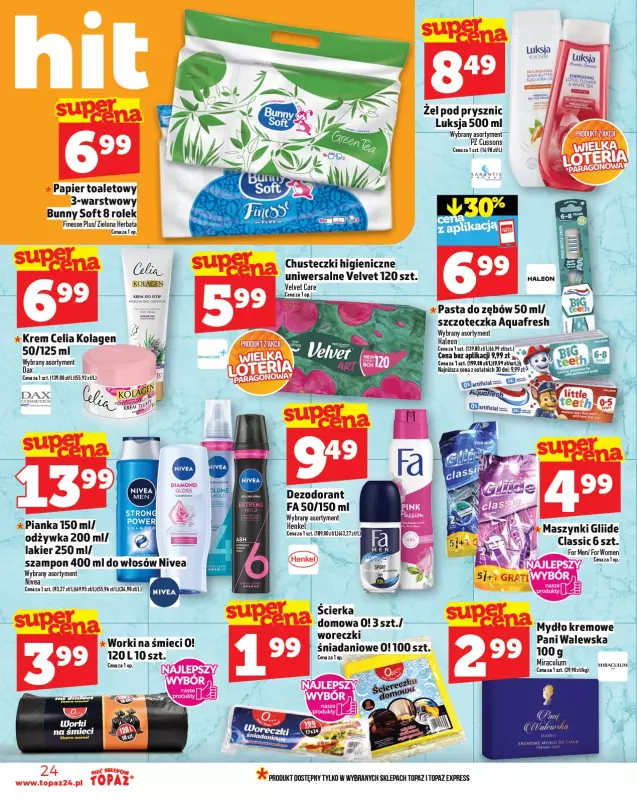TOPAZ - gazetka promocyjna Gazetka od czwartku 04.09 do środy 10.09 - strona 24