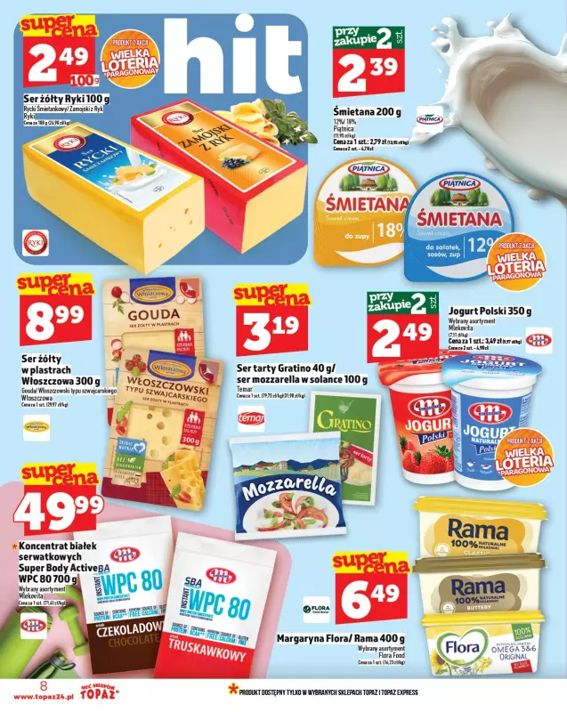 TOPAZ - gazetka promocyjna Gazetka od czwartku 04.09 do środy 10.09 - strona 8