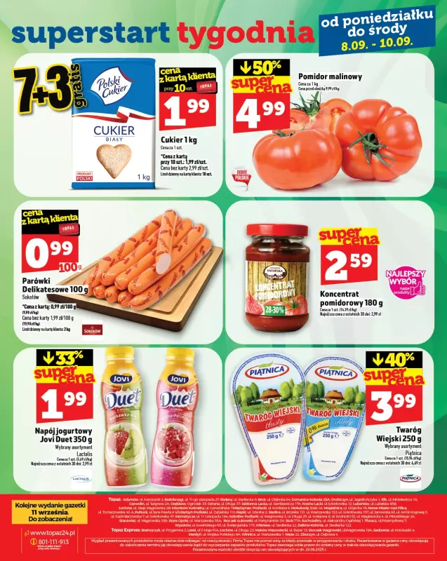 TOPAZ - gazetka promocyjna Gazetka od czwartku 04.09 do środy 10.09 - strona 28