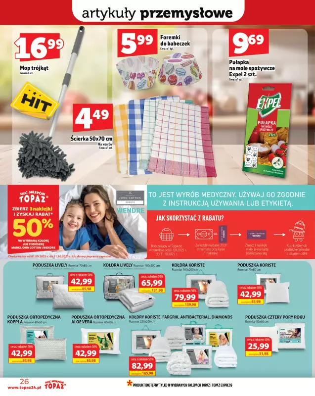 TOPAZ - gazetka promocyjna Gazetka od czwartku 04.09 do środy 10.09 - strona 26