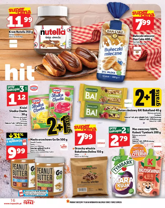TOPAZ - gazetka promocyjna Gazetka od czwartku 04.09 do środy 10.09 - strona 16