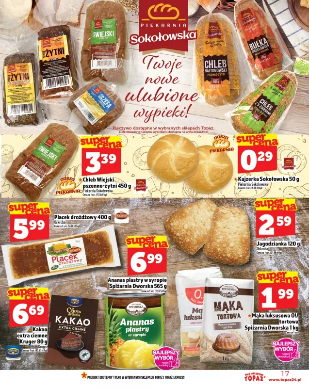 TOPAZ - gazetka promocyjna Gazetka od czwartku 04.09 do środy 10.09 - strona 17