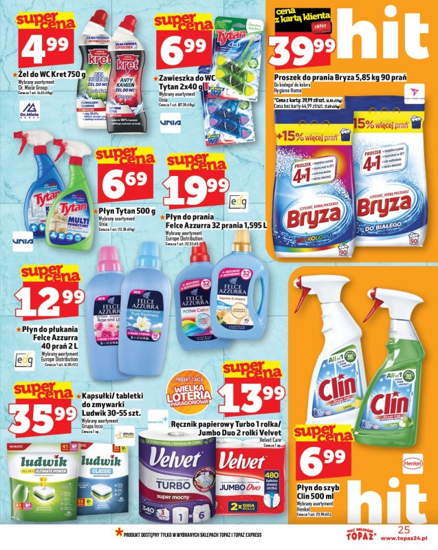 TOPAZ - gazetka promocyjna Gazetka od czwartku 04.09 do środy 10.09 - strona 25