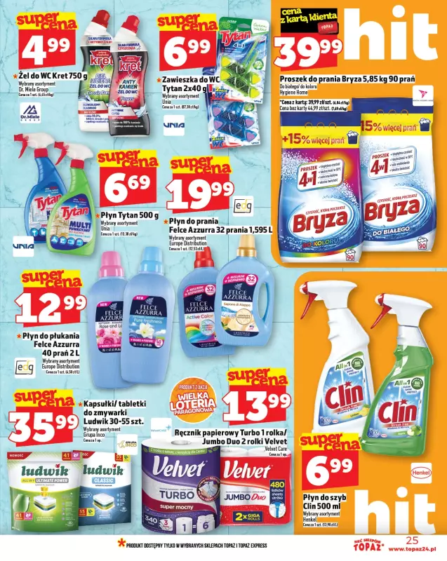 TOPAZ - gazetka promocyjna Gazetka od czwartku 04.09 do środy 10.09 - strona 25