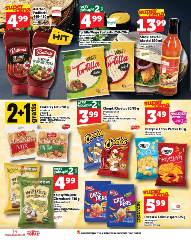 TOPAZ - gazetka promocyjna Gazetka od czwartku 04.09 do środy 10.09 - strona 14