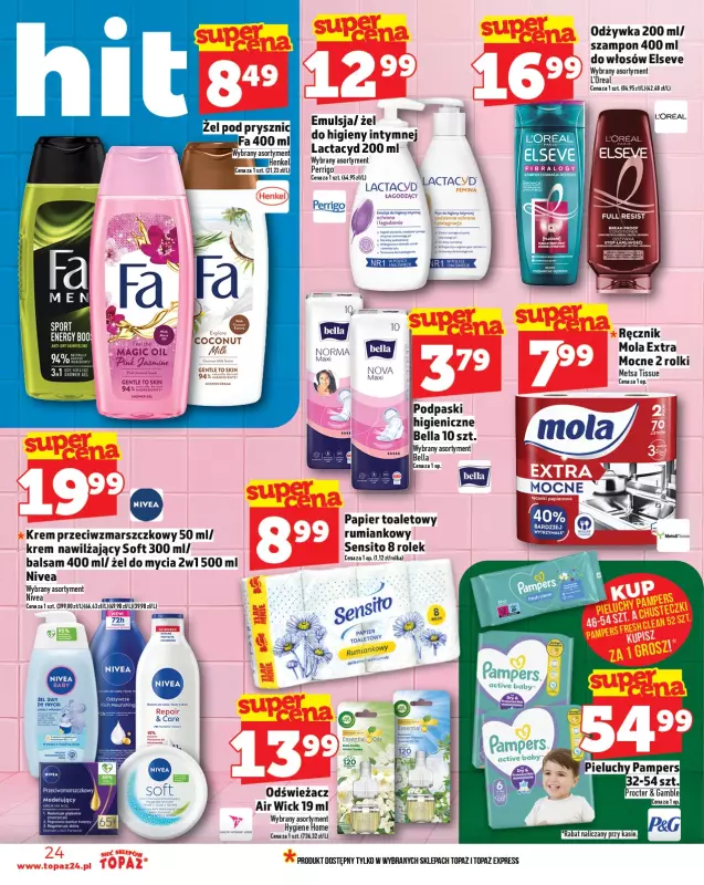 TOPAZ - gazetka promocyjna Gazetka od czwartku 11.09 do środy 17.09 - strona 24