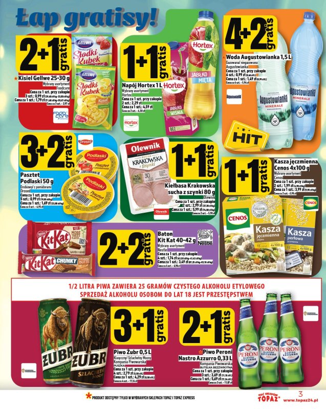 TOPAZ - gazetka promocyjna Gazetka od czwartku 11.09 do środy 17.09 - strona 3