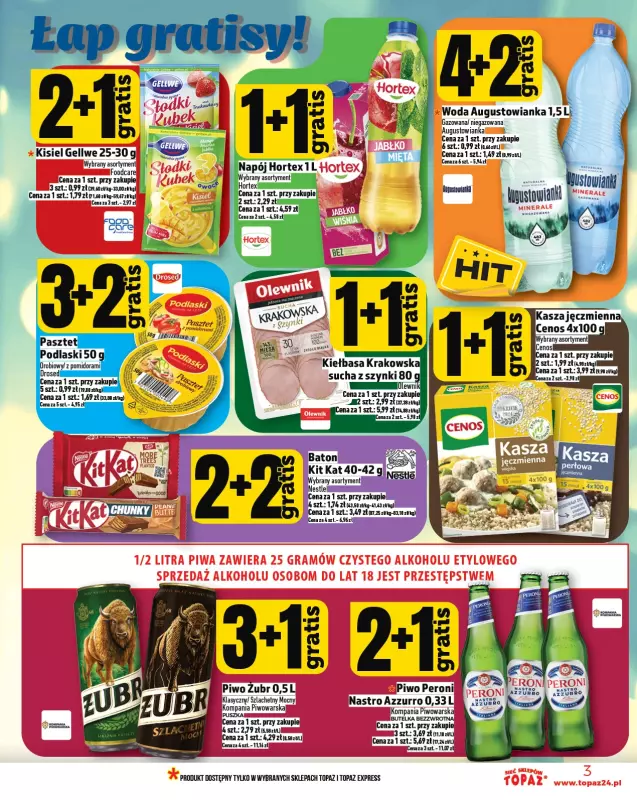 TOPAZ - gazetka promocyjna Gazetka od czwartku 11.09 do środy 17.09 - strona 3