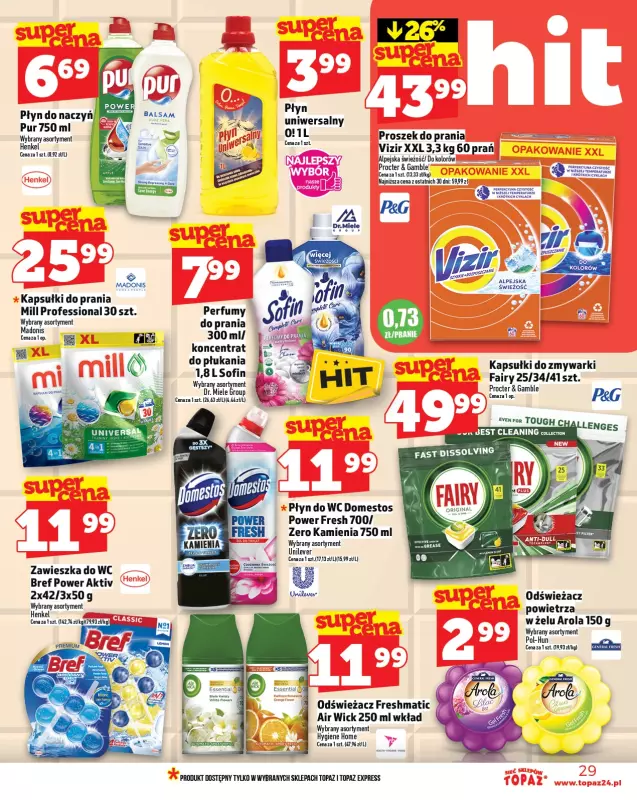 TOPAZ - gazetka promocyjna Gazetka od czwartku 25.09 do środy 01.10 - strona 29