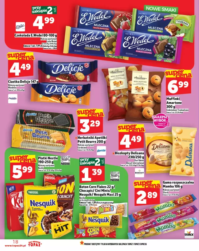 TOPAZ - gazetka promocyjna Gazetka od czwartku 02.10 do środy 08.10 - strona 18