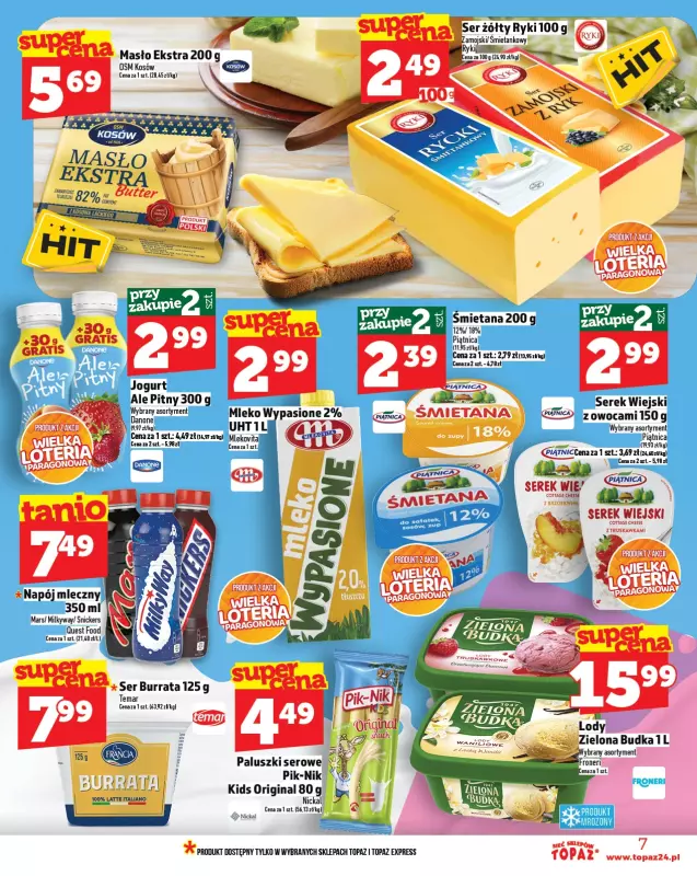 TOPAZ - gazetka promocyjna Gazetka od czwartku 02.10 do środy 08.10 - strona 7