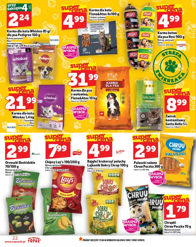 TOPAZ - gazetka promocyjna Gazetka od czwartku 02.10 do środy 08.10 - strona 22
