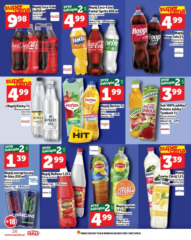 TOPAZ - gazetka promocyjna Gazetka od czwartku 16.10 do środy 22.10 - strona 26